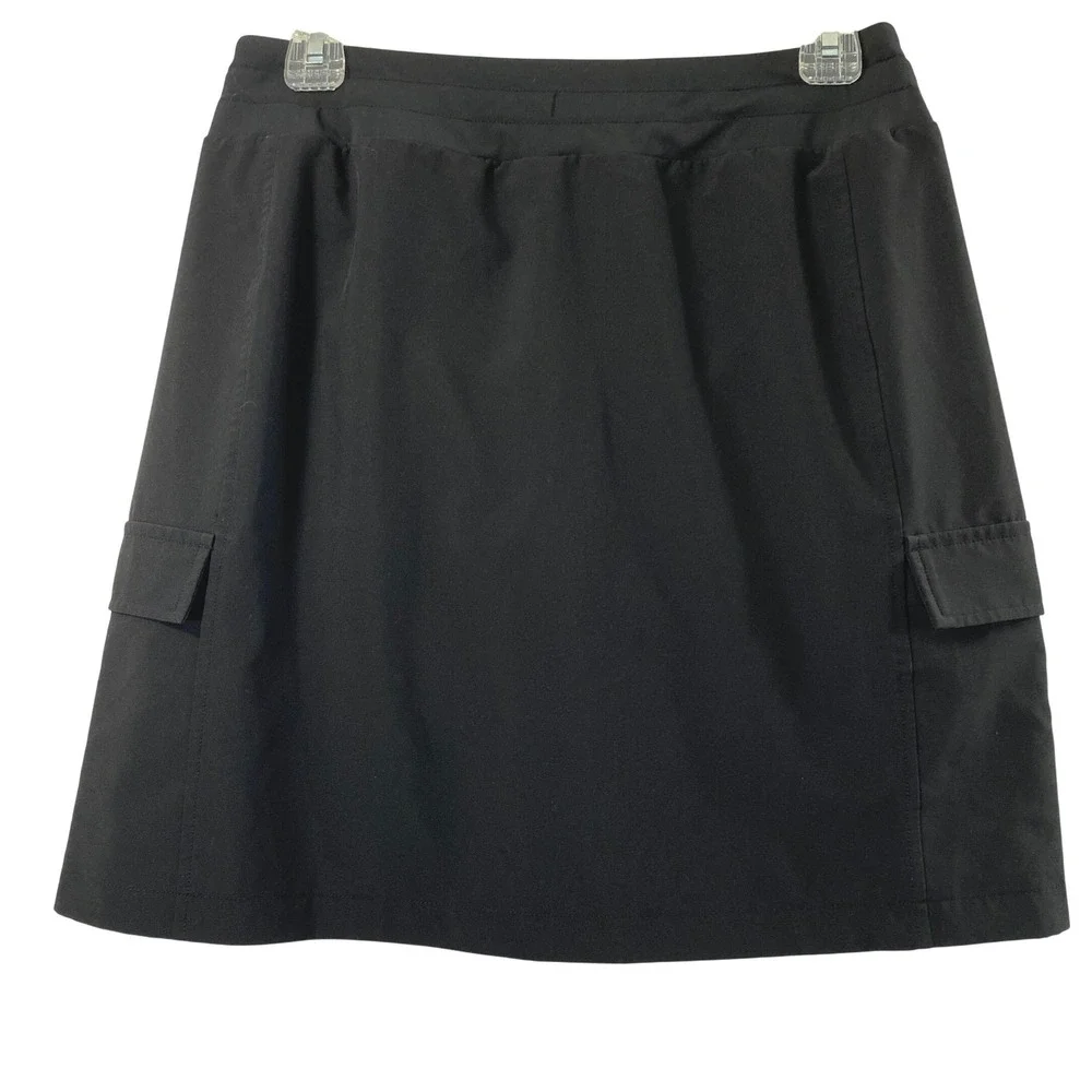 RBX Skort Womens Medium Black Cargo Activewear Tennis Athletic Golf Skirt